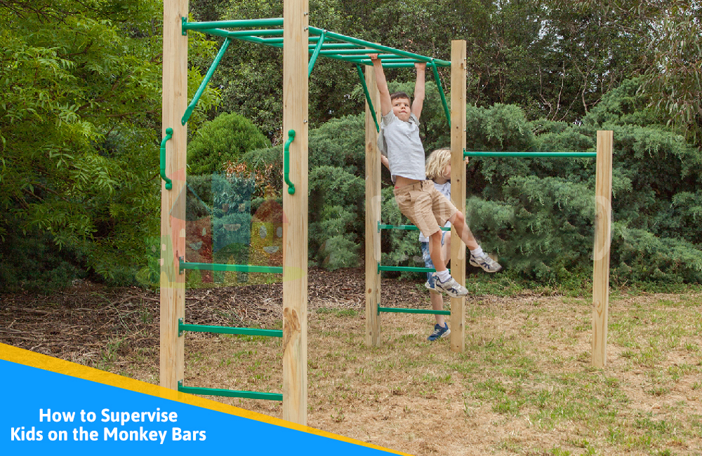 How to Supervise Kids on the Monkey Bars?