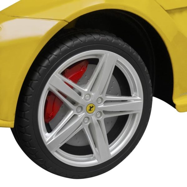 Ride-on Car Ferrari F12 Yellow 6 V with Remote Control