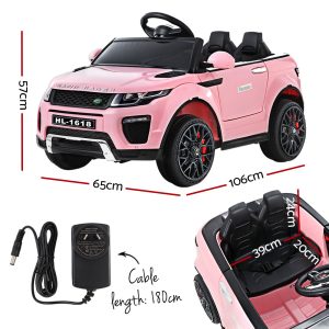 Kids Ride On Car Electric 12V Remote Toy Cars Battery SUV Toys Pink