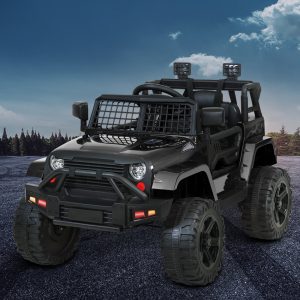 Kids Ride On Car Electric 12V Car Toys Jeep Battery Remote Control Black