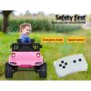 Kids Ride On Car Electric 12V Car Toys Jeep Battery Remote Control Pink