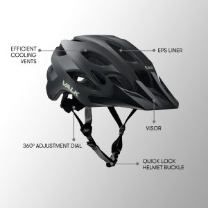 VALK Mountain Bike Helmet Medium 56-58cm MTB Bicycle Cycling Safety Accessories
