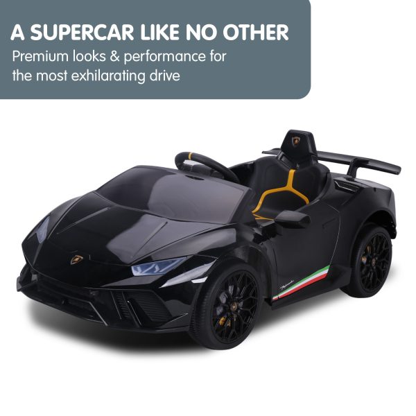 Lamborghini Performante Kids Electric Ride On Car Remote Control – Black
