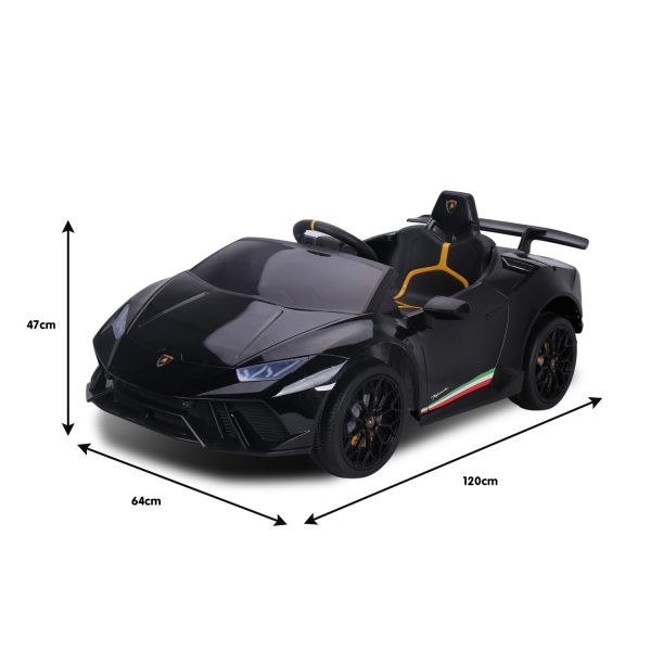 Lamborghini Performante Kids Electric Ride On Car Remote Control – Black