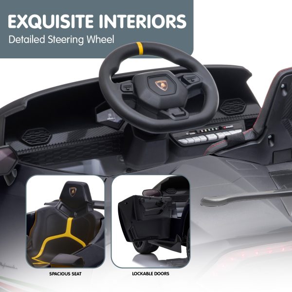 Lamborghini Performante Kids Electric Ride On Car Remote Control – Black