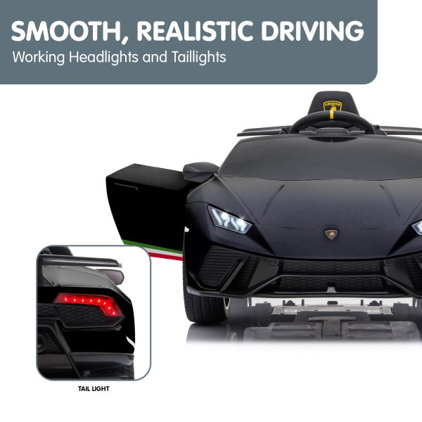Lamborghini Performante Kids Electric Ride On Car Remote Control – Black