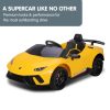 Lamborghini Performante Kids Electric Ride On Car Remote Control – Yellow