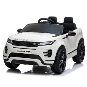 Land Rover Licensed Kids Electric Ride On Car Remote Control – White