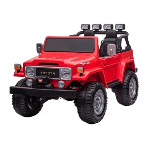 Licensed Toyota FJ-40 Electric Kids Ride On Car by Kahuna – Red