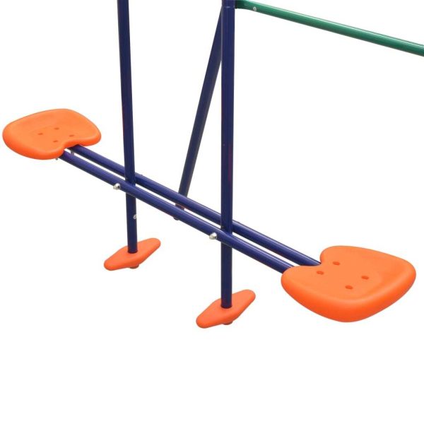 Swing Set with 5 Seats Orange