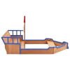 Sandbox Pirate Ship Firwood 190×94.5×101 cm