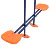 Swing Set with Gymnastic Rings and 4 Seats Steel