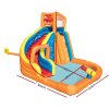 Water Slide Park 365x320x270cm Kids Play Swimming Pool Inflatable