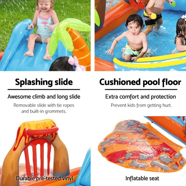 Kids Pool 265x265x104cm Inflatable Above Ground Swimming Play Pools 208L