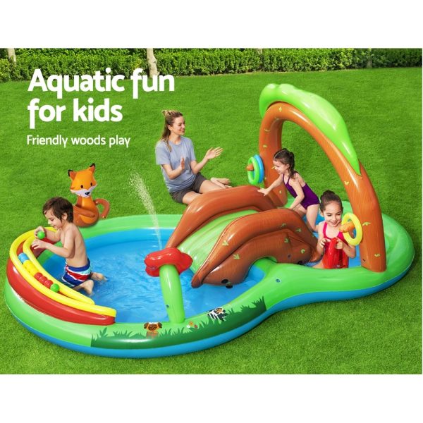 Kids Pool 295x199x130cm Inflatable Above Ground Swimming Play Pools 111L