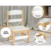 Kids Table and Chairs Set Study Play Toys Storage Desk Children Furniture