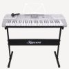 Karrera 61 Keys Electronic Keyboard Piano with Stand