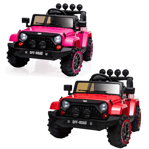 ROVO KIDS Electric Ride On Car 12V 4WD Jeep Inspired Girls Toy Battery Girls.