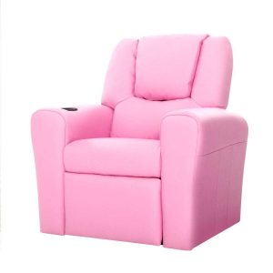 Kids Recliner Chair PU Leather Sofa Lounge Couch Children Armchair