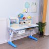 120cm Height Adjustable Children Kids Ergonomic Study Desk AU