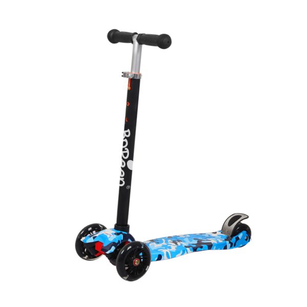 Kids Scooter 3 Wheels Slider Toddler Toys Adjustable Height Flashing LED