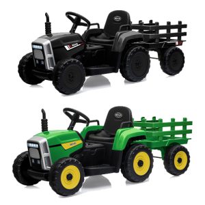 ROVO KIDS Electric Battery Operated Ride On Tractor Toy, Remote Control