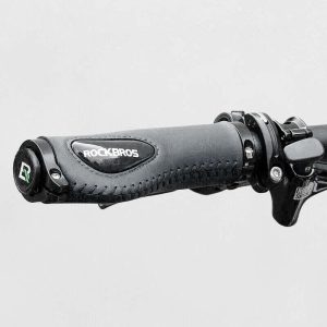 Deluxe Hand Grips Shock Absorbing Rockbros MTB Mountain Bike Tourer Double Lock Handlebar Grips Anti-skid 2.22cm