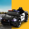 Kids Ride On Car Electric Patrol Police Cars Battery Powered Toys 12V