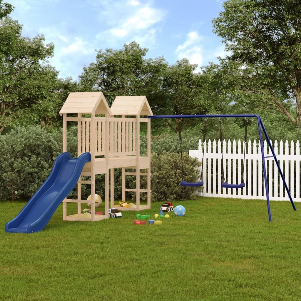 Outdoor Playset Solid Wood - kidsrideoncar