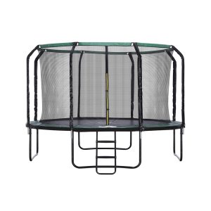 Trampoline Round Trampolines Basketball set Safety Net Pad Mat 12FT