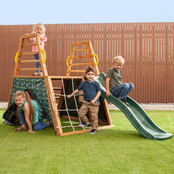 Lifespan Kids Cooper Climbing Frame with 1.8m Green Slide