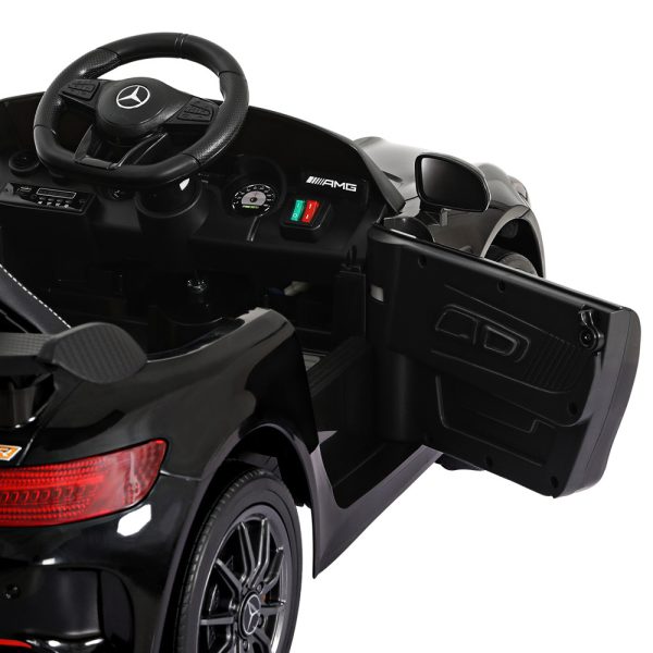 Kids Ride On Car Mercedes-Benz AMG GTR Electric Toy Cars 12V Black