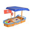 Boat-shaped Canopy Sand Pit