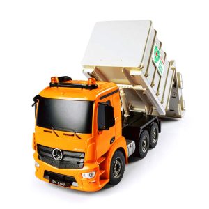 Remote Control Mercedes-Benz Garbage Model Toy Truck (Orange)