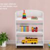 DELTA Kids Furniture Bookshelf Premium Award Winning Wood Childrens White