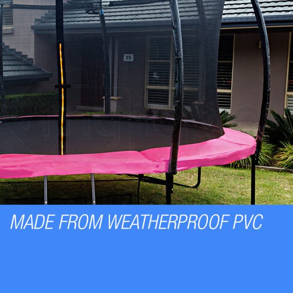 UP-SHOT 14ft Replacement Trampoline Pad Reinforced Springs Outdoor Safety Round