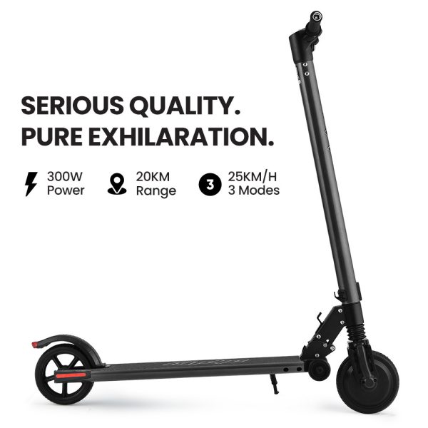 ALPHA Peak 300W 10Ah Electric Scooter, Suspension, for Adults or Teens, Black
