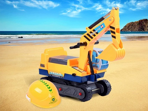 Kids Ride On Sand Excavator Toy Car with Helmet GO-KEX-100-JBL