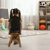 Children’s Chair Stool Wooden Frog Face Theme