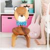 Children’s furniture Set Bear Table and 2 Chairs -natural wood handmade and solid build