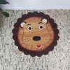 Hand Carved Children’s Table Wooden LION Theme