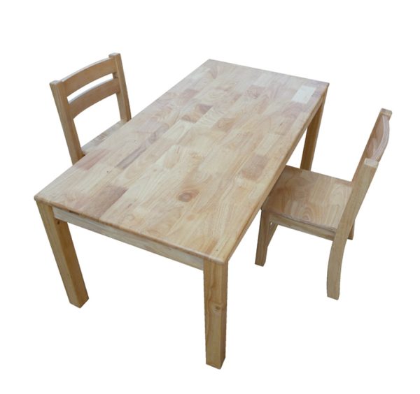 Rubberwood Rectangle Table 120