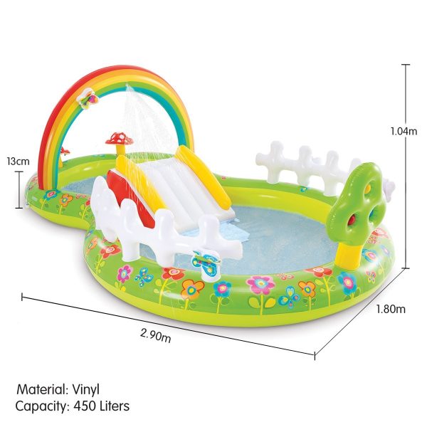 Intex 57154NP Inflatable Garden Kids Play Centre Water Slide Pool