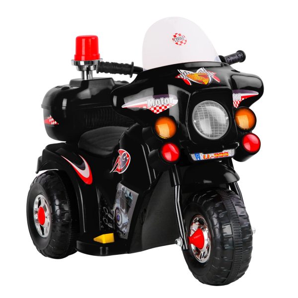 Kids Ride On Motorbike Motorcycle Car – Black