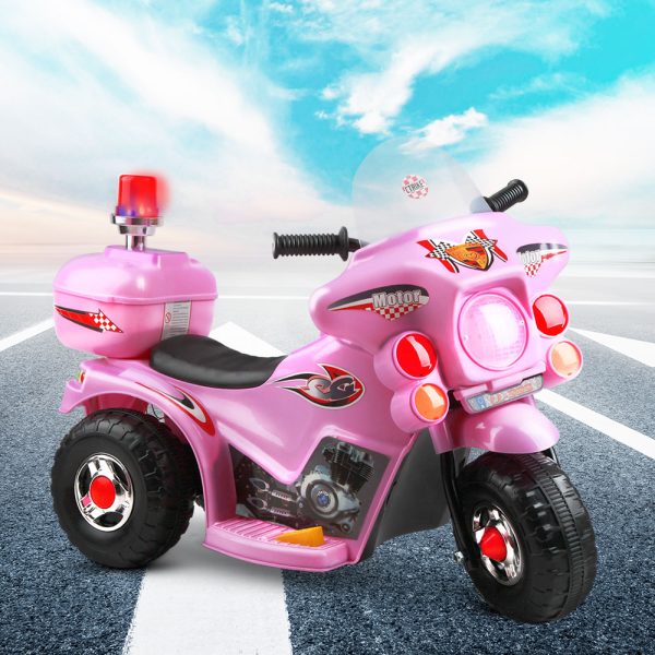 Kids Ride On Motorbike Motorcycle Car – Pink