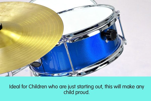 Children’s 4pc Drum Kit – Blue
