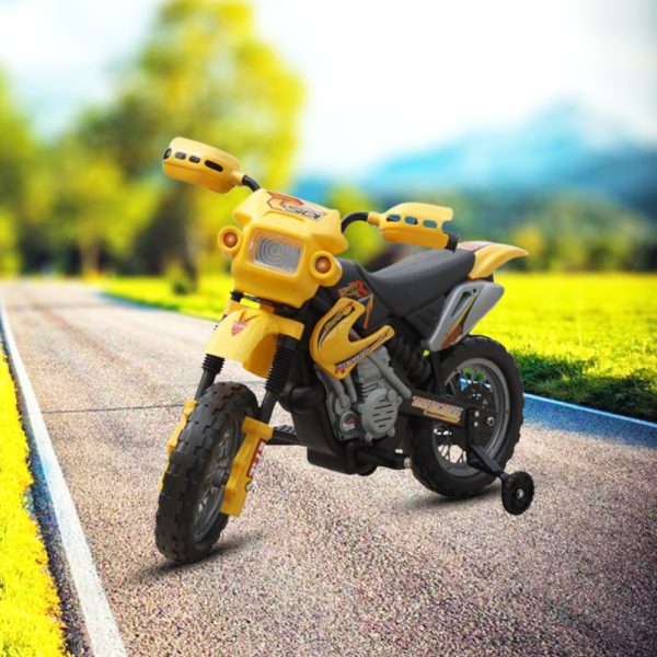Kids Electric Motorbike – Yellow