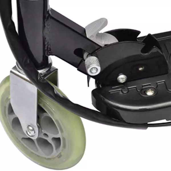 Electric Scooter 120 W – Black, With saddle