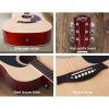 41 Inch Wooden Acoustic Guitar – 41″ Natural Set