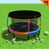 Kahuna Trampoline with  Roof – 10 FT, Green